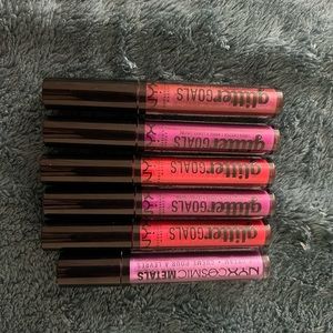NYX glitter lipstick bundle not sealed